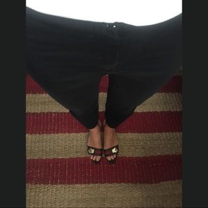 Low Waist AGNELA MELE Ankle Length Stretchy Pants